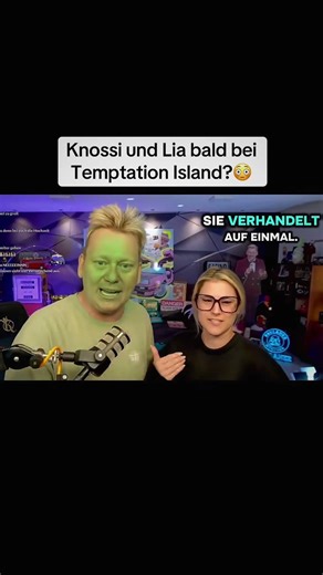 Knossi und Lia bei TEMPTATION Island?! 😲😲 #shorts