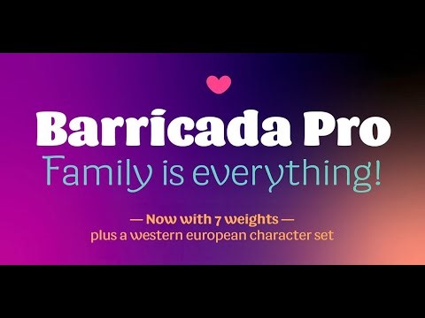 Barricada Pro Font Download