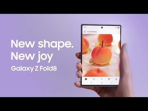 New shape. New joy | Galaxy Z Fold8 | Samsung