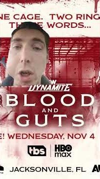 The Blood & Guts match for AEW Dynamite on Wed, 4th Nov 2026 is made official