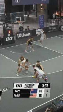 13 points in 90 seconds? 🤯💨 New Zealand 🇳🇿 vs Malaysia 🇲🇾 was a real sprint #3x3NL