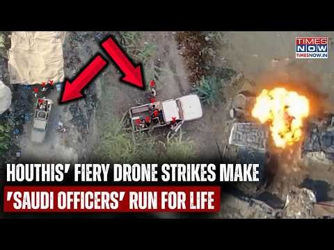 Houthis Make 'Saudi Officers' Run For Life With 'Rojoum' Drones, Dramatic War Video From Yemen