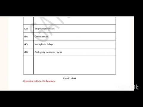 GATE 2024 GEOMATICS Engineering Previous year Question Paper