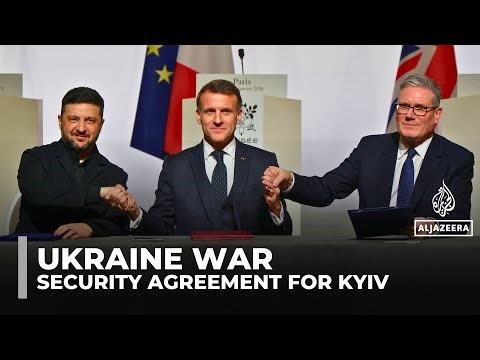 US backs security guarantees for Ukraine, as France and UK pledge troops