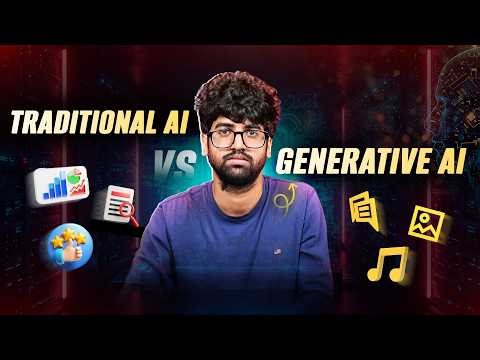 Traditional AI vs Generative AI Explained in 3 Minutes | What is Gen AI? | Intellipaat
