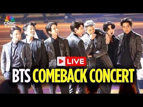 BTS Comeback Concert 2026 LIVE: Fans Take Over Seoul For Mega Concert | ARIRANG | Jungkook | N18G