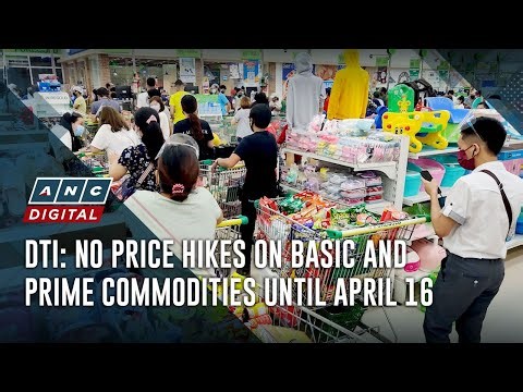 DTI: No price hikes on basic and prime commodities until April 16