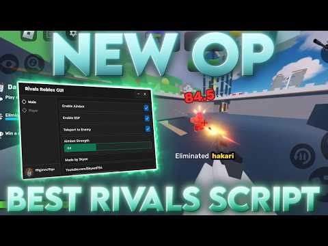 Rivals Script *No Key* — Auto Farm, Aimbot, Skin Changer, Ragebot, Farm Keys, No Ban, ESP & More!