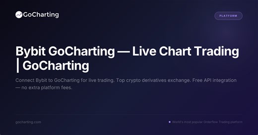 Bybit + GoCharting — Live Chart Trading | GoCharting