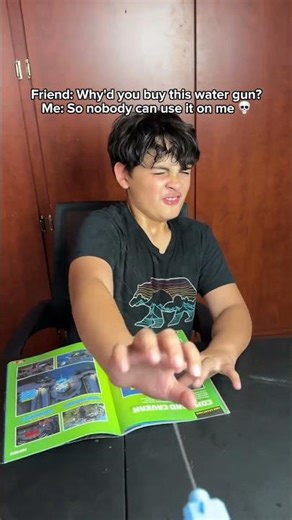 This Water Gun Shoots Reverse! #prank
