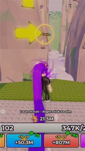 The Last Stage in +1 Hair Escape #roblox