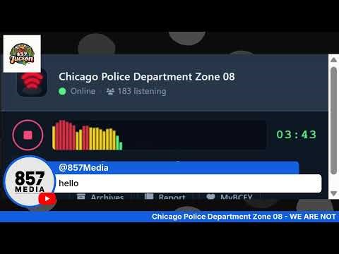 Chicago Police Department Zone 08 Police Scanner
