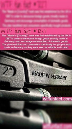 The "Made in Germany" label was actually meant to be an insult. 🇩🇪 #BusinessTips #MarketingFail