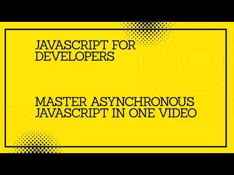 Master Asynchronous JavaScript in One Video #javascript #react #typescript #webdevelopment