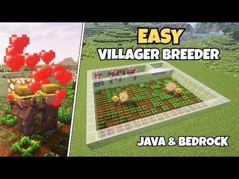 Minecraft | Easy Villager Breeder | Java & Bedrock | 26.1+