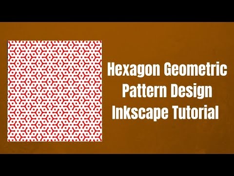 Hexagon Geometric Pattern Design Inkscape Tutorial 