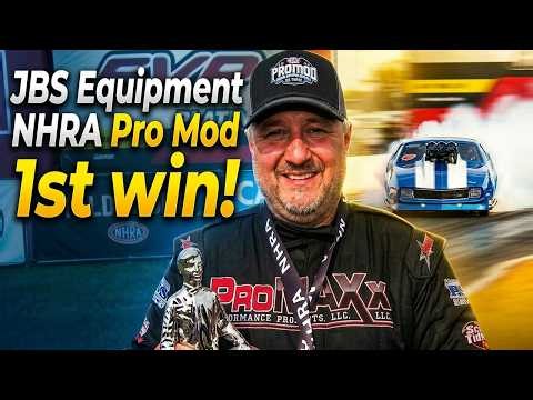 COLLINS GETS JBS EQUIPMENT NHRA PRO MOD WIN AT RACE POWERED BY DIXIE TRUCKING