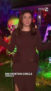 Grimes neighbors battle for gory glory in Halloween decorating contest