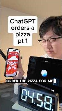 ChatGPT orders pizza pt 1 #ai