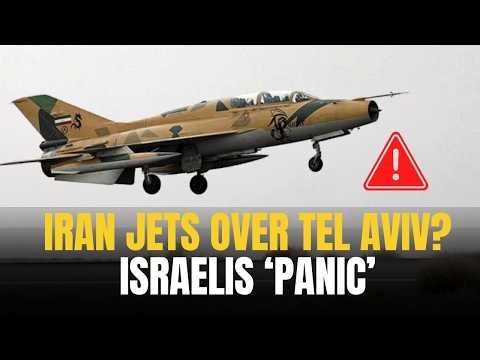 LIVE | Iran Aircraft In Israeli Airspace? | Tel Aviv Sirens Triggered After Hostile Aircraft Alert