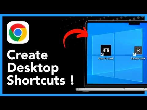 How To Create Desktop Shortcut On Google Chrome - Step By Step