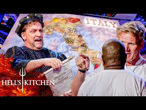 Chef Ramsay Challenges the Teams to Master Authentic Italian Dishes | Hell's Kitchen