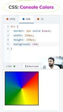 Background from Console in CSS #htmltutorial #coding #programming