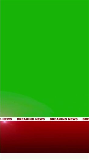 Professional Breaking News Green Screen Template | News Frame for Video Editing CapCut, KineMaster