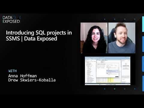 Introducing SQL projects in SSMS | Data Exposed