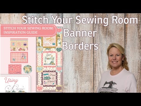 Stitch Your Sewing Room Banner Fitting the Borders, the Stitchuation Room, 11 May 26