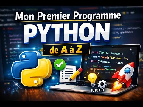 Mon premier programme python - de A à Z