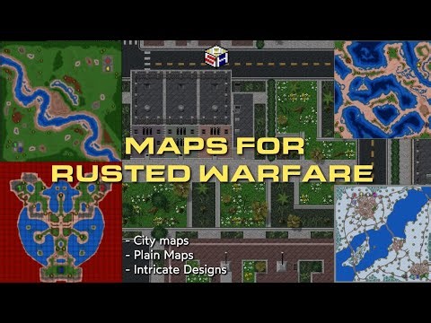 Top 10 Rusted Warfare Maps | Maps for rusted warfare | Top 10 | [@steve_is_playing]