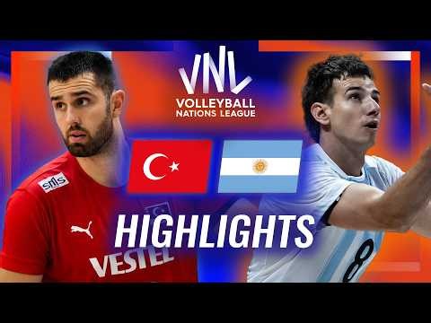 Türkiye 🇹🇷 vs. Argentina 🇦🇷 - Highlights | Week 2 | Men's VNL 2026