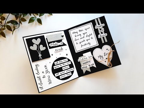 DIY Happy New Year Greeting Card | Handmade Greeting Card | New Year Special Card | Tutorial