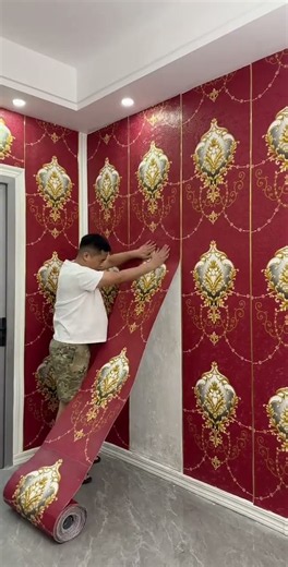 #Waterproof and moisture-proof self-adhesive wallpaper #Wall renovation #Wall covering #wallpaper