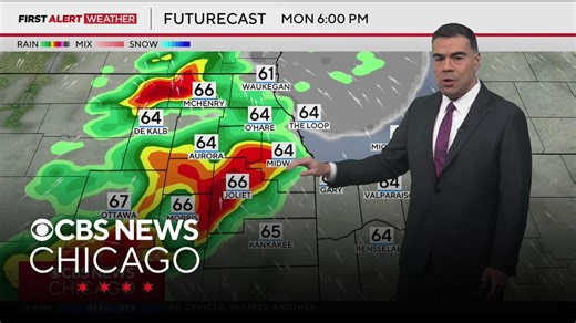 Chicago weather: Second round of storms ahead for Monday evening