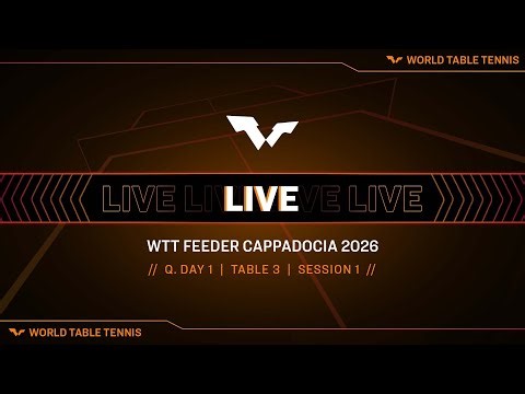 LIVE! | T3 | Q Day 1 | WTT Feeder Cappadocia 2026 | Session 1