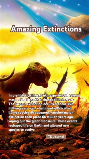 Amazing Extinctions. 🌎📝📚#extinction #livingbeings #read #knowledge