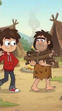 BOB Meets a caveman ! 🌙 |Episode 8 #10000bc #cavemancomedy #caveman