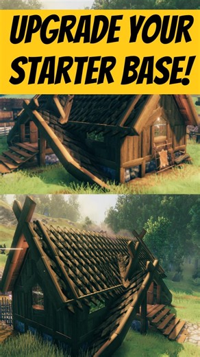 Upgrade your Starter base with this build in #Valheim !
