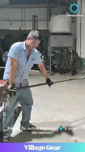 Molten Metal vs Molds! 🔥 Watch Pros Pour LIQUID Aluminum Like Water! So Hot & Dangerous! #metal