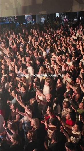 The sound of generations singing about the POWERFUL NAME OF JESUS 🗣️🙌 #bethelmusic #worship