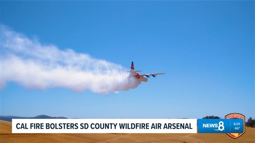 CalFire adds powerful C-130 air tanker and helicopter to San Diego County base