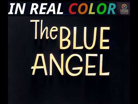 🎩 The Blue Angel (1930) — In Real Color — Marlene Dietrich — Full Movie — 1080p