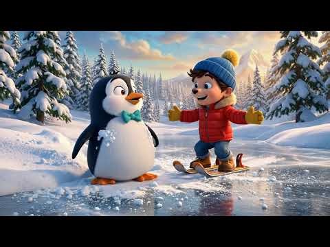 "First Snow Adventure! ❄️🌨️ Leo's Most Magical Moment Ever!"