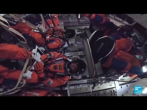 NASA launches four astronauts on first crewed lunar mission in half a century • FRANCE 24 English