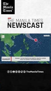 Signal 1 up in parts of North, South Luzon due to Super Typhoon Rosal