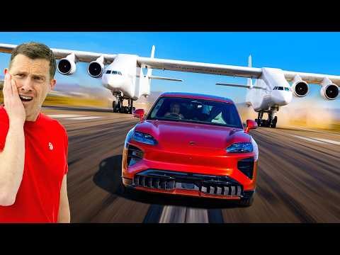 Racing the World’s BIGGEST Plane in the FASTEST Porsche Ever!