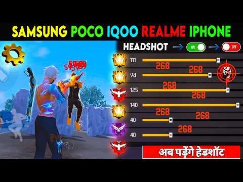 Secret DPI [ 000 ? ] + Best Sensitivity Setting ⚙️ Only Red Numbers 😱 | Free Fire Max