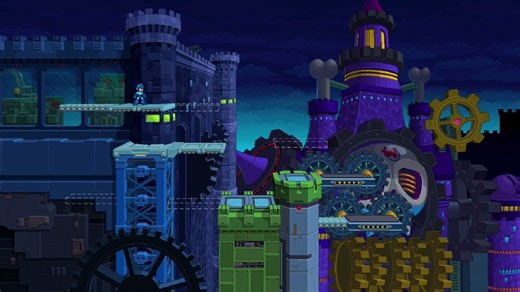 Today let's take a new look at an updated #SSF2 stage; ⚙️Gear Fortress⚙️ from the Mega Man series! More info in the thread below👇!